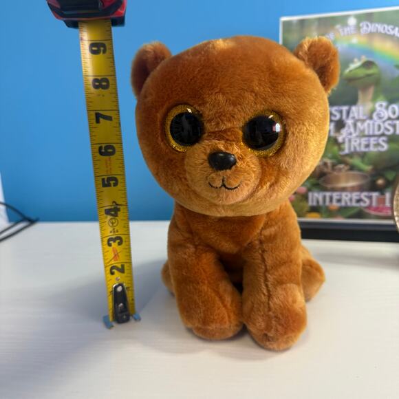 Ty Beanie Boo Brownie Bear Plush 9” • EUC Velvety Soft Brown Stuffed Animal - Picture 2 of 7